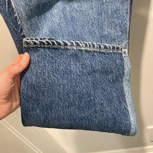 SLVRLAKE London Jeans Re-work Paneled 2 Tone Reverse Denim Jeans Size 32 - Picture 6 of 16